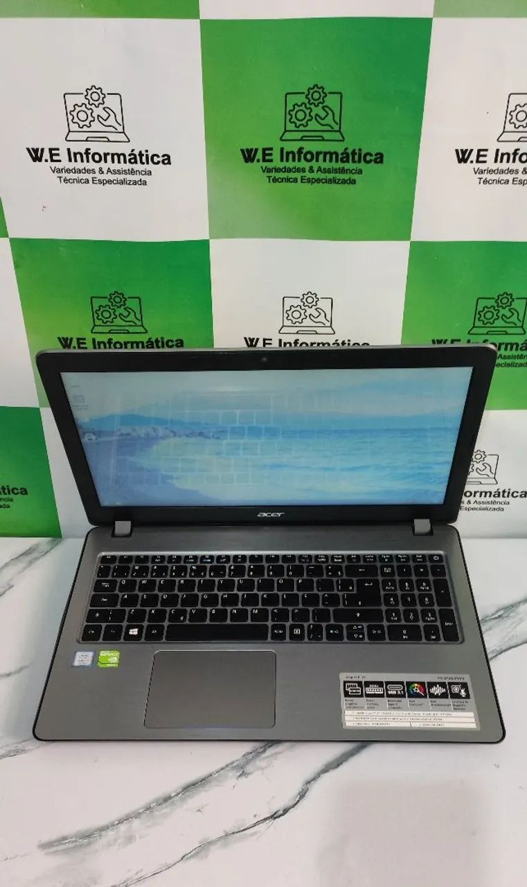 Notebook Acer core i7 7 geração 16gb 256gb 4gb de placa de vídeo com garantia e entrega 