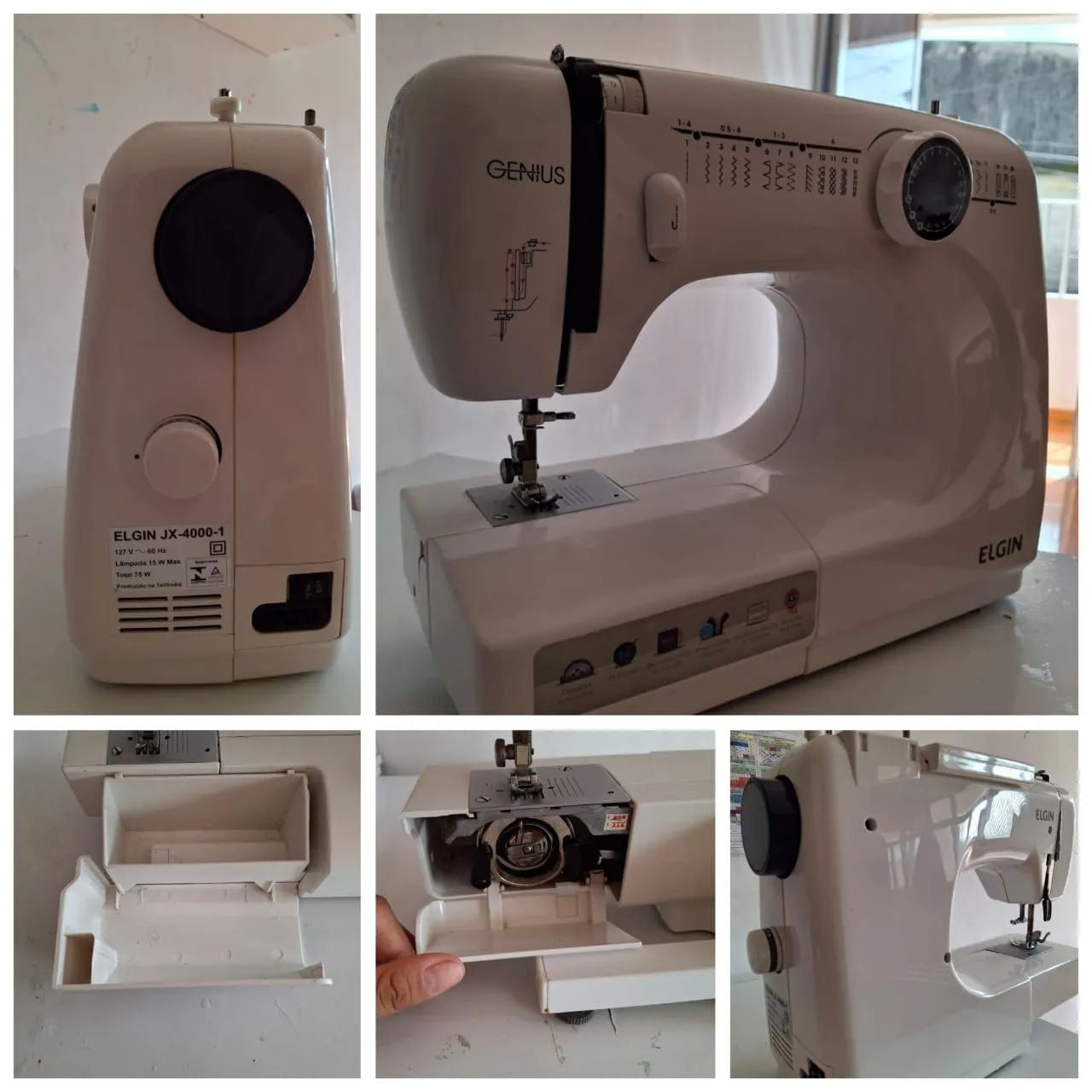 Máquina de Costura Elgin JX-4000-1