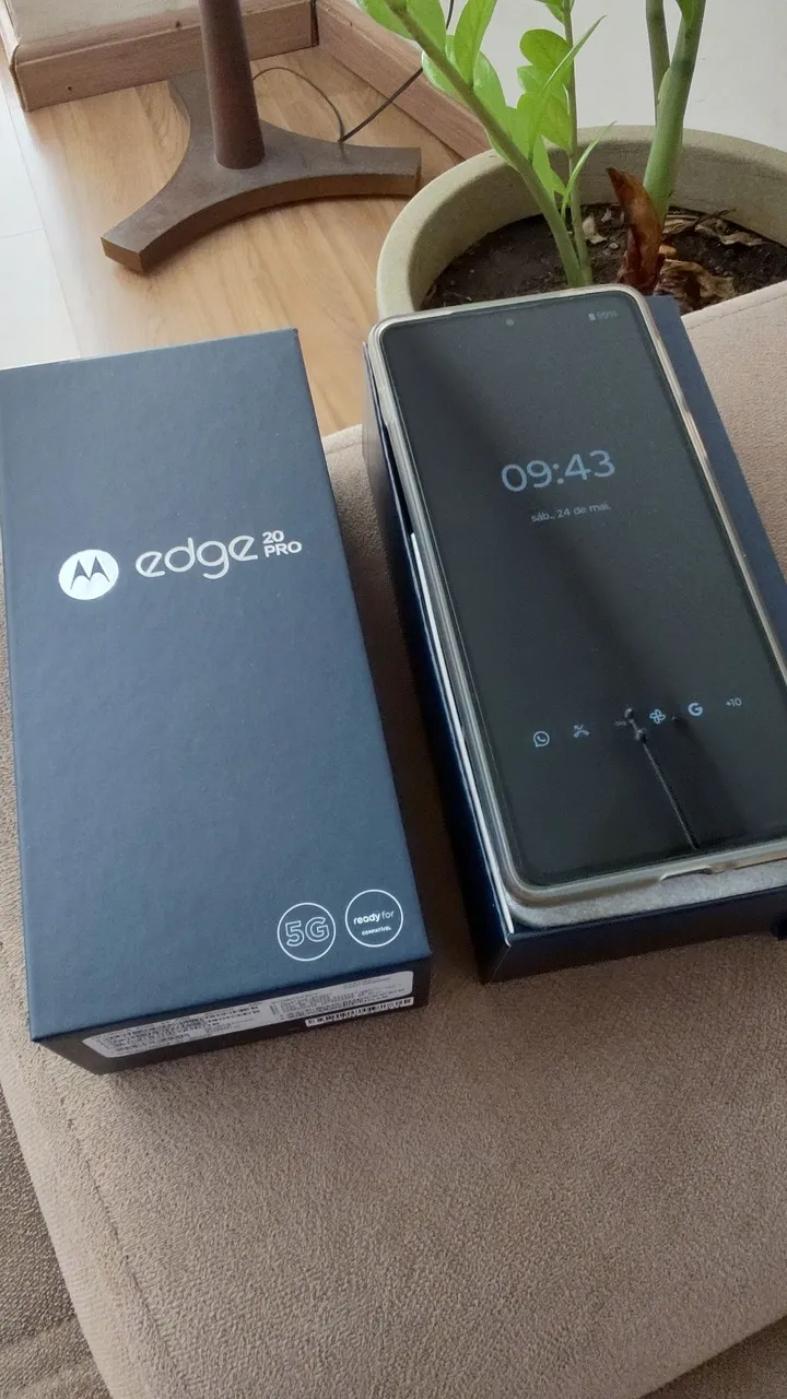 Motorola Edge 20 PRO com 256Gb de memória e 12Gb de RAM, celular top e barato!