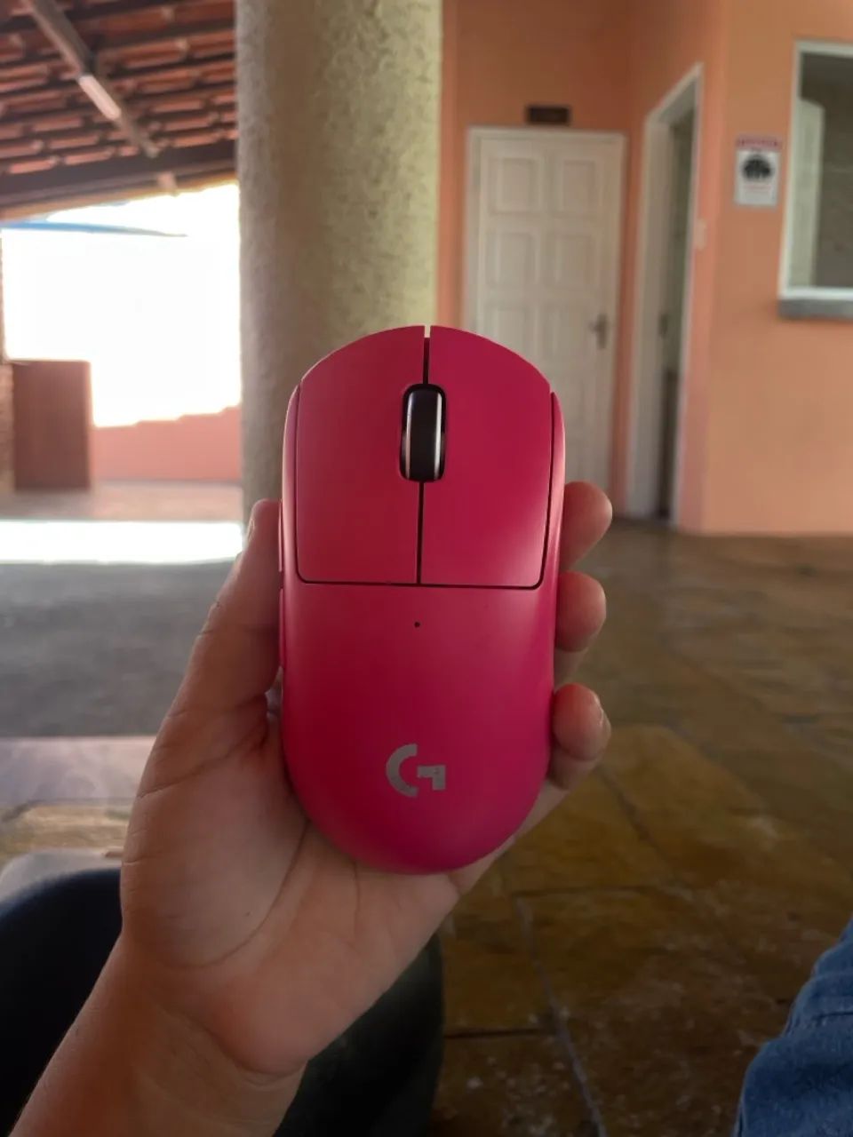 Mouse gamer logitech g pro X rosa - Foto 2