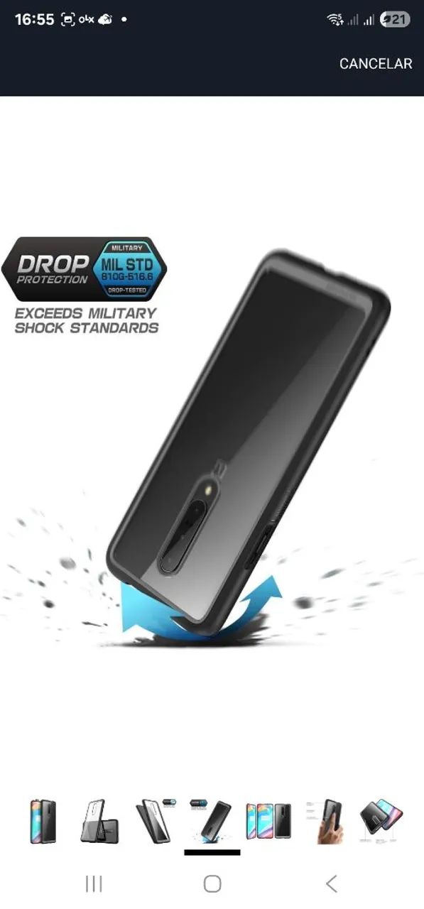 Capa de Celular Supcase Unicorn Beetle para  OnePlus 7t pro - Foto 3