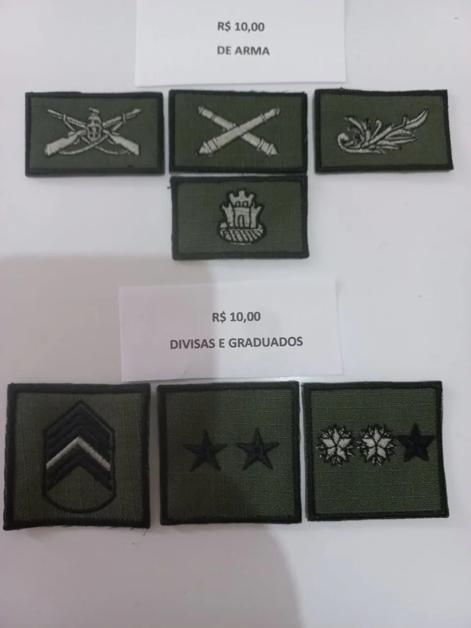 INSIGNIAS E DISTINTIVO E SUTACHES DE BAIXA VISIBILIDADE  - Foto 3