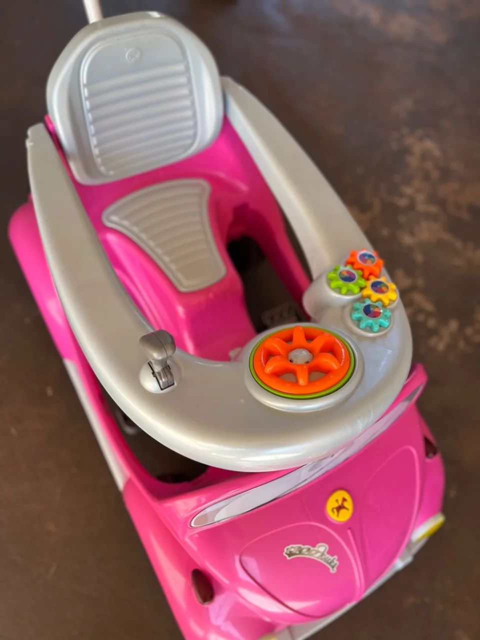 Andador Infantil Carrinho Rosa Bebê
