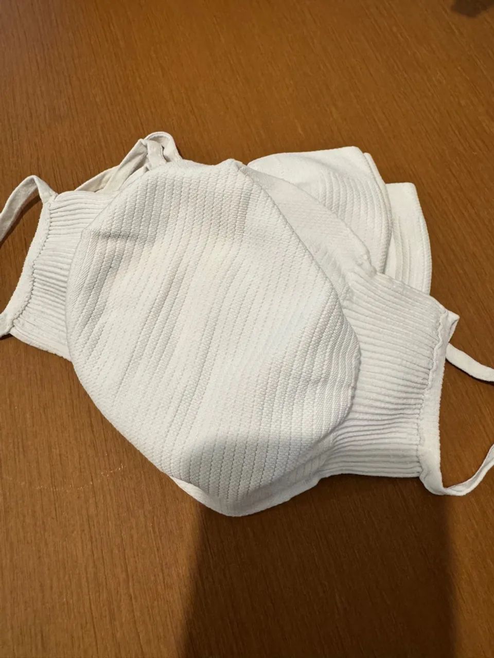 Kit com 5 Máscaras de tecido branco LUPO - Foto 2