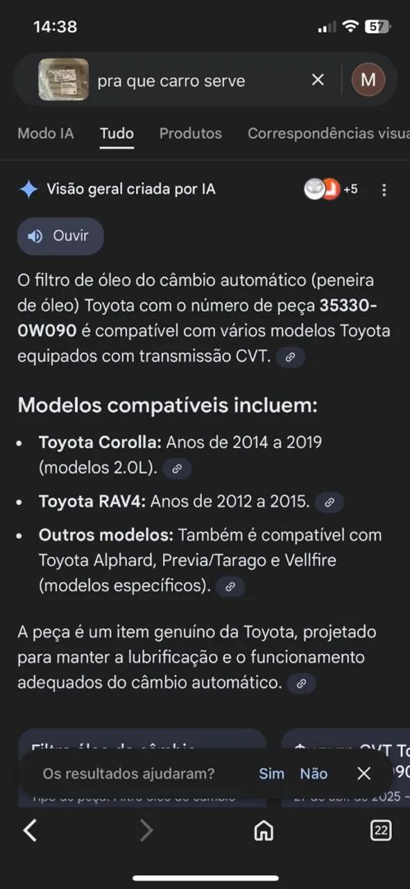 KIT TRANSMISSÃO TOYOTA COROLLA E RAV4 - Foto 3