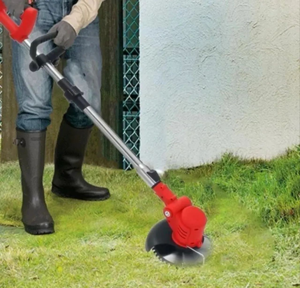 Aparador, cortador de grama e matos a bateria Nakasaki - Foto 2