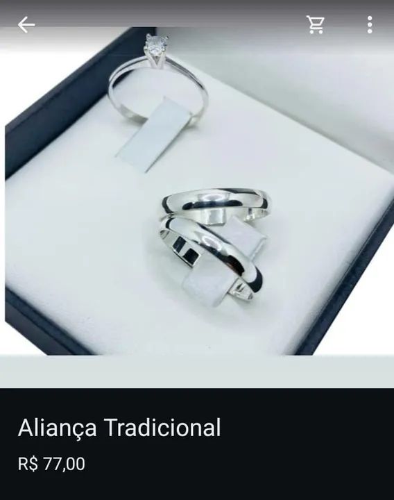 Par de Aliança de namoro noivado e casamento - Foto 4