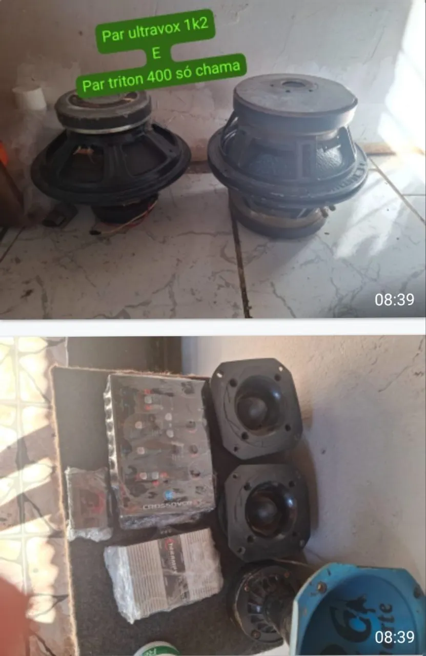 Som automotivo: tritao 1k2 e Triton 400