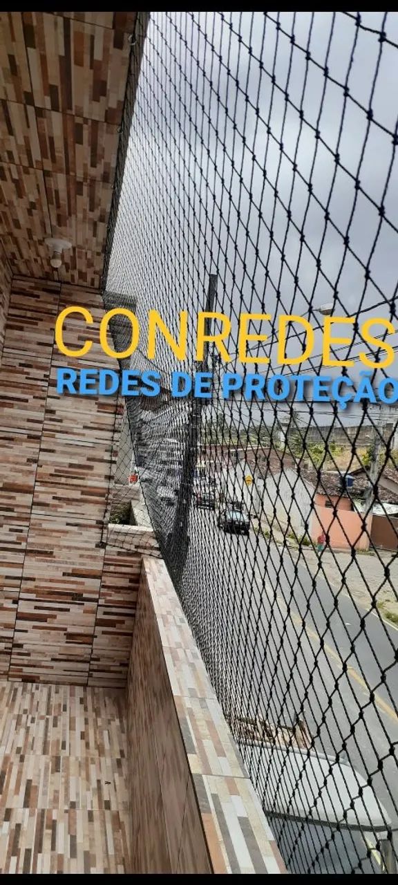 Rede de proteção para sacada