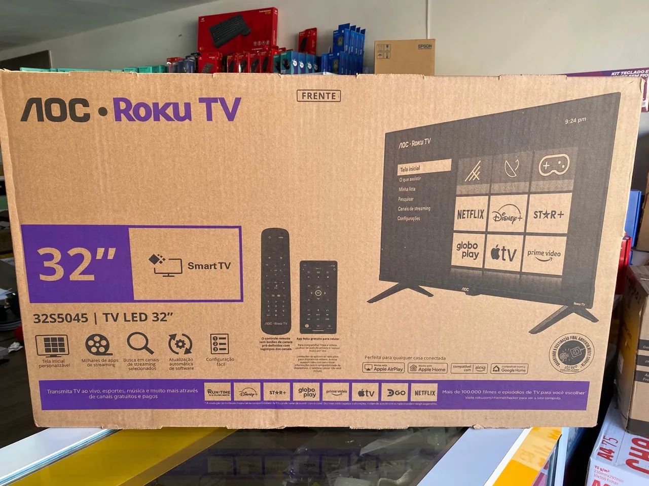 Smart TV AOC Roku 32 Polegadas - Foto 2
