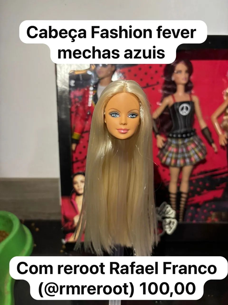 Barbie Fashion fever mechas azuis