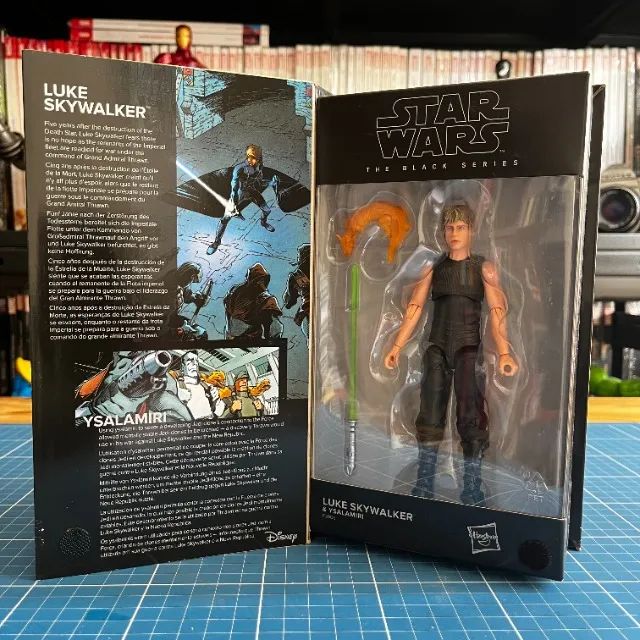 Boneco Luke Skywalker e Ysalamiri Star Wars The Black Series Hasbro