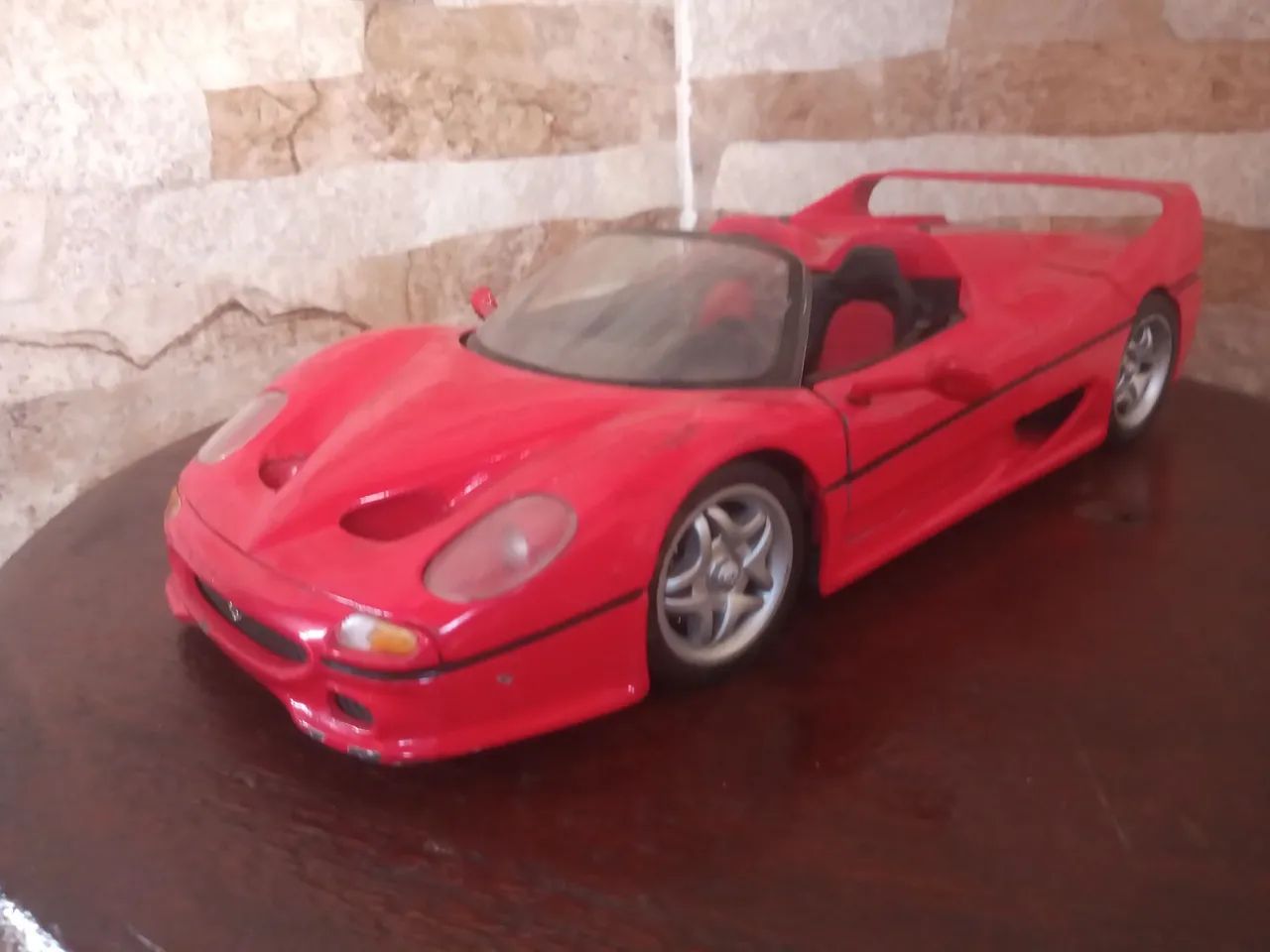 Miniatura Ferrari F50 Vermelha - Foto 4