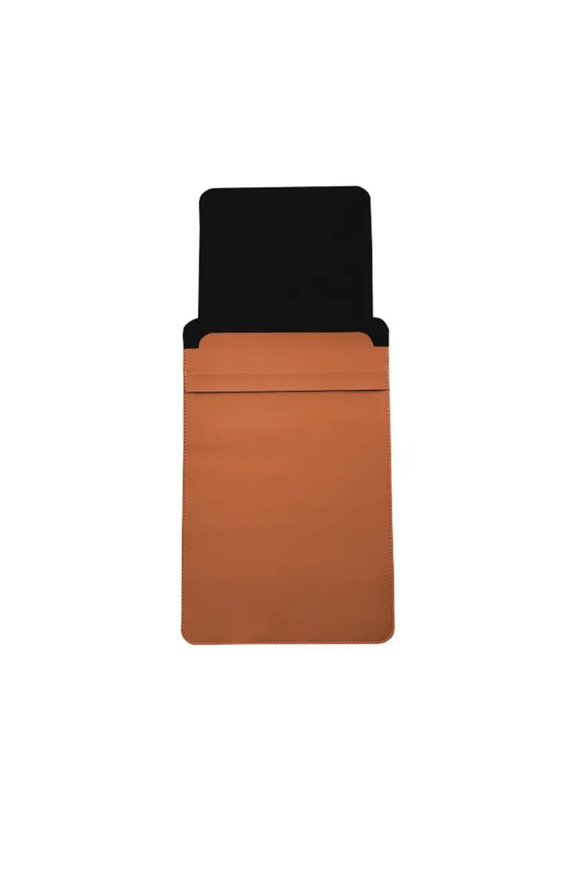 PASTA CASE NOTEBBOK EM COURO SINTETICO 15,6" MARROM - Foto 2