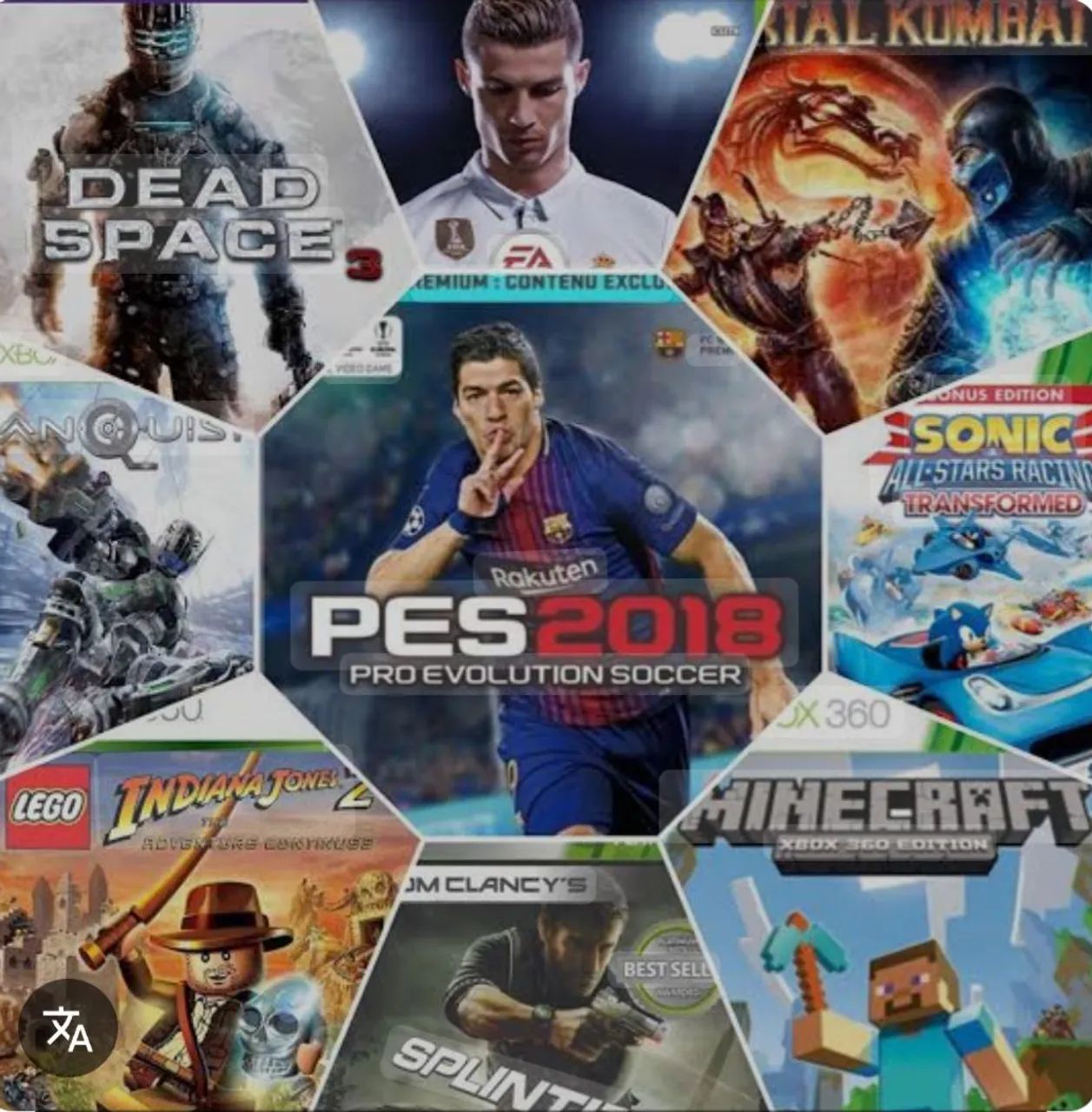 Diversos jogos de videogame - Xbox 360 e outros