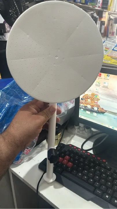 Chuveiro redondo com registro grande 64640214679298124