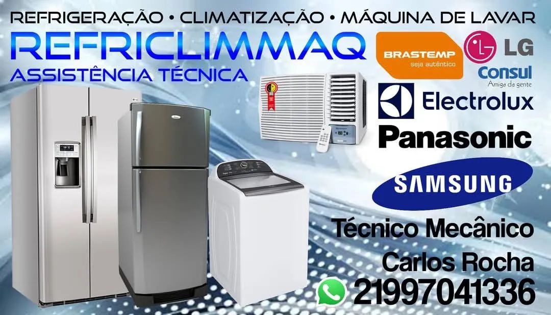 Refrigeração e Maquina de lavar