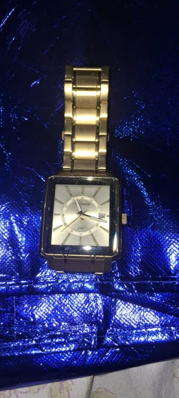 Relógio Technos Dourado Quadrado 2315YT - Barato - Foto 4