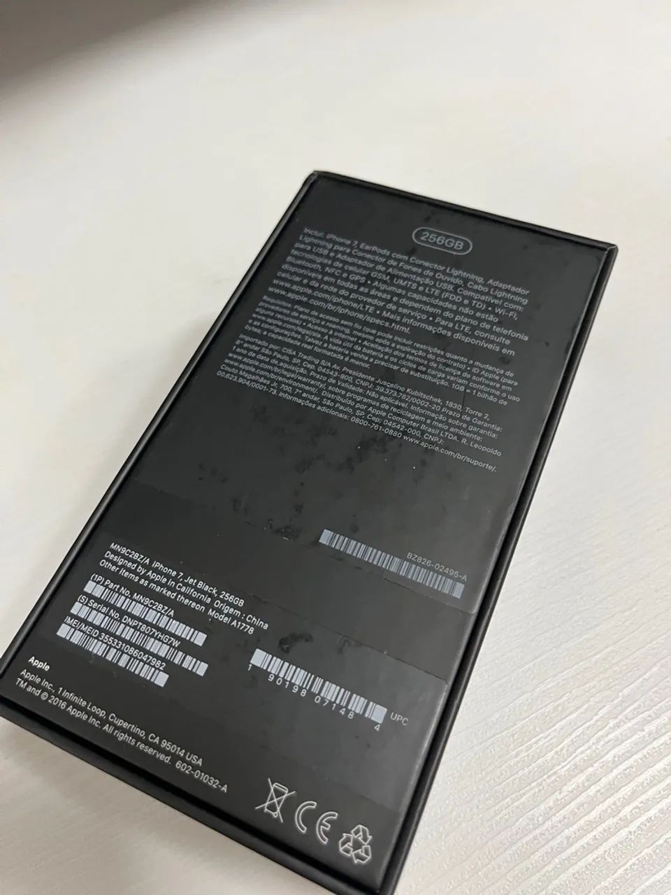 Caixa iPhone 7 Jet Black Original (negócio o aparelho tbm) - Foto 3