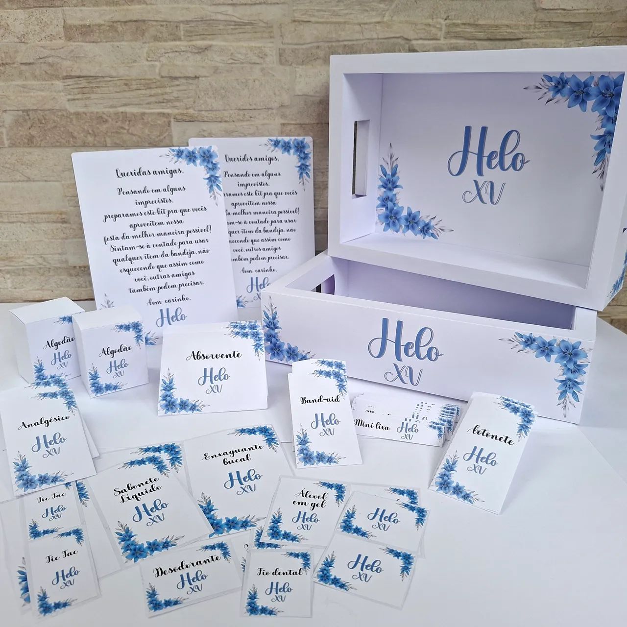 Kit toalete/banheiro personalizado 
