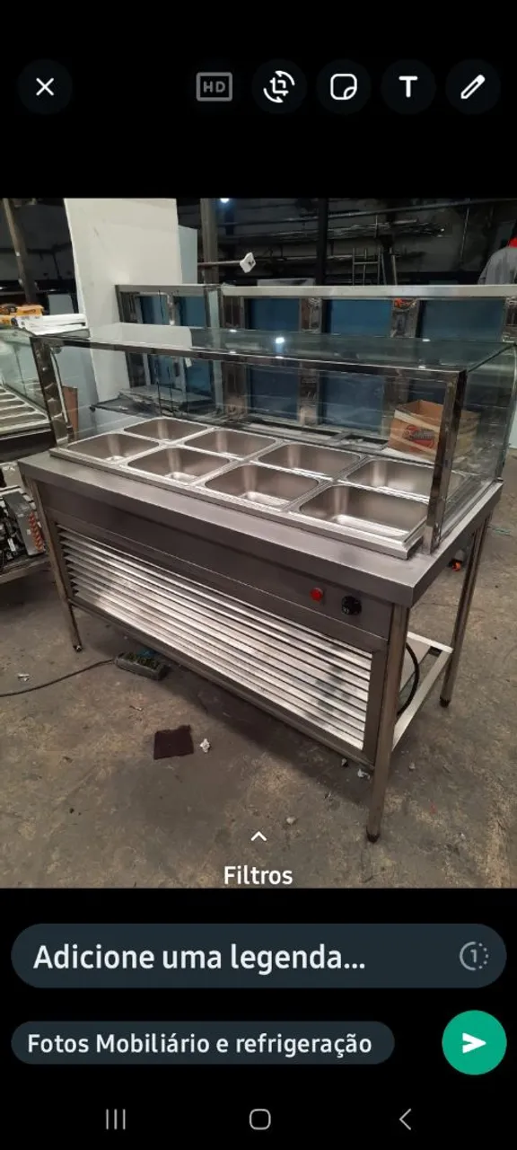 Bancada Self Inox para Buffet