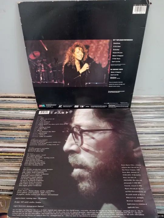 LaserDisc LD Mariah Carey / Eric Clapton Unplugged  - Foto 2