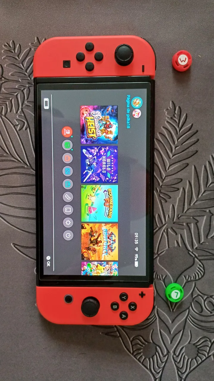 Nintendo switch oled mario red edition