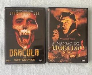 Dvds A Mansão do Morcego e Drácula e os Mortos-Vivos