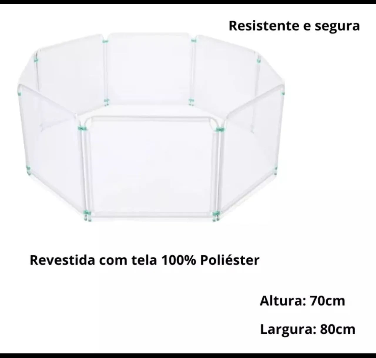 Cercadinho Grade Tela 9x80 - Foto 2