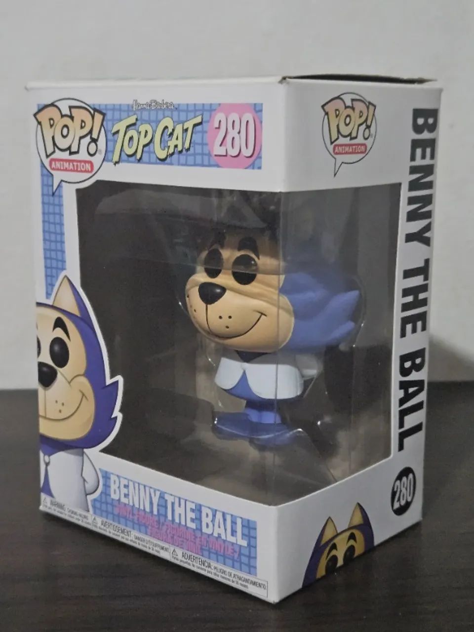 Funko Pop Benny The Ball 280 Caixa Desbotada TopCat Manda-Chuva
