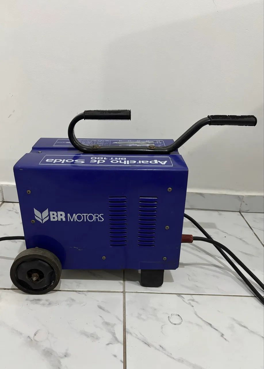 APARELHO DE SOLDA BRT 180 BR MOTORS AZUL - Foto 4