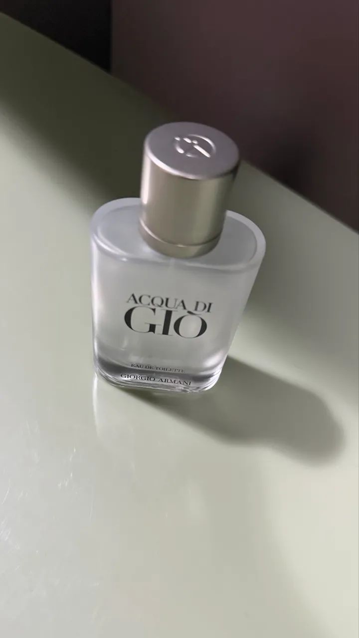 Frasco Vazio Perfume Giorgio Armani Acqua Di Giò Masculino Eau de Toilette 50ml Original - Foto 3