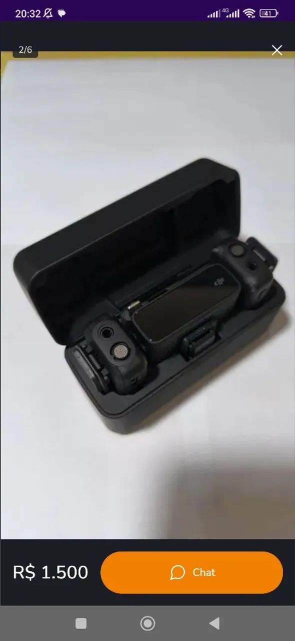 Microfone sem fio para celular