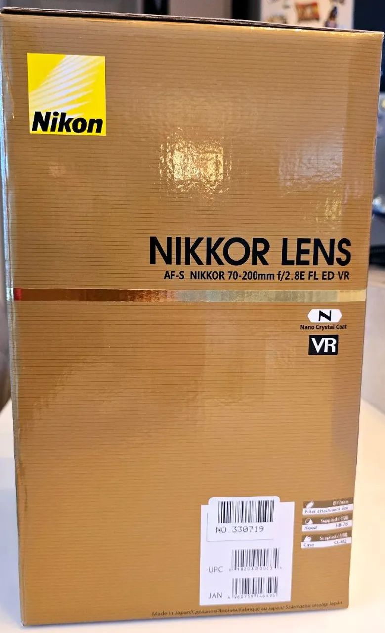 Lente Nikon AF-S NIKKOR 70-200mm f/2.8E FL ED VR - Foto 2