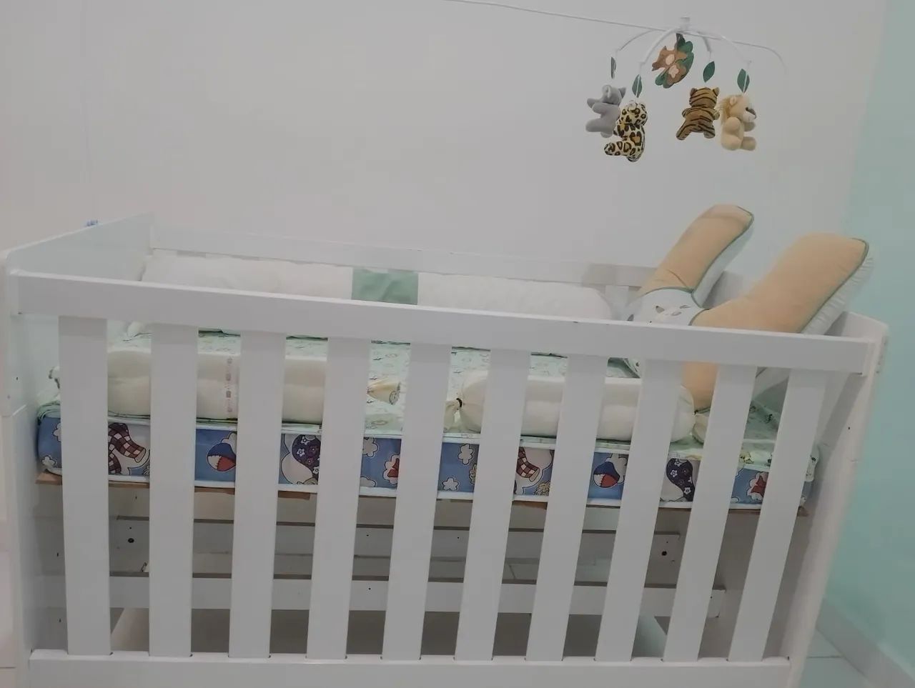 Berço Infantil Branco com Mobile - Foto 2