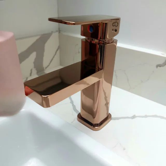 NOVA | Torneira Monocomando Banheiro Rose Metal - Fazemos Entrega - Foto 3
