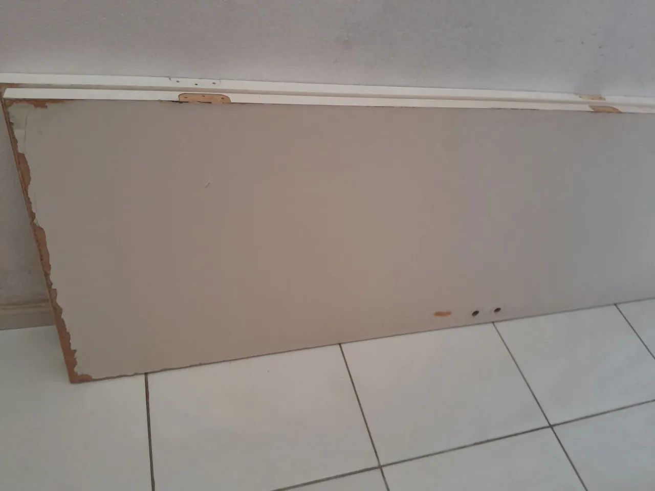 Porta de madeira branca - usada de 60 tamanho 