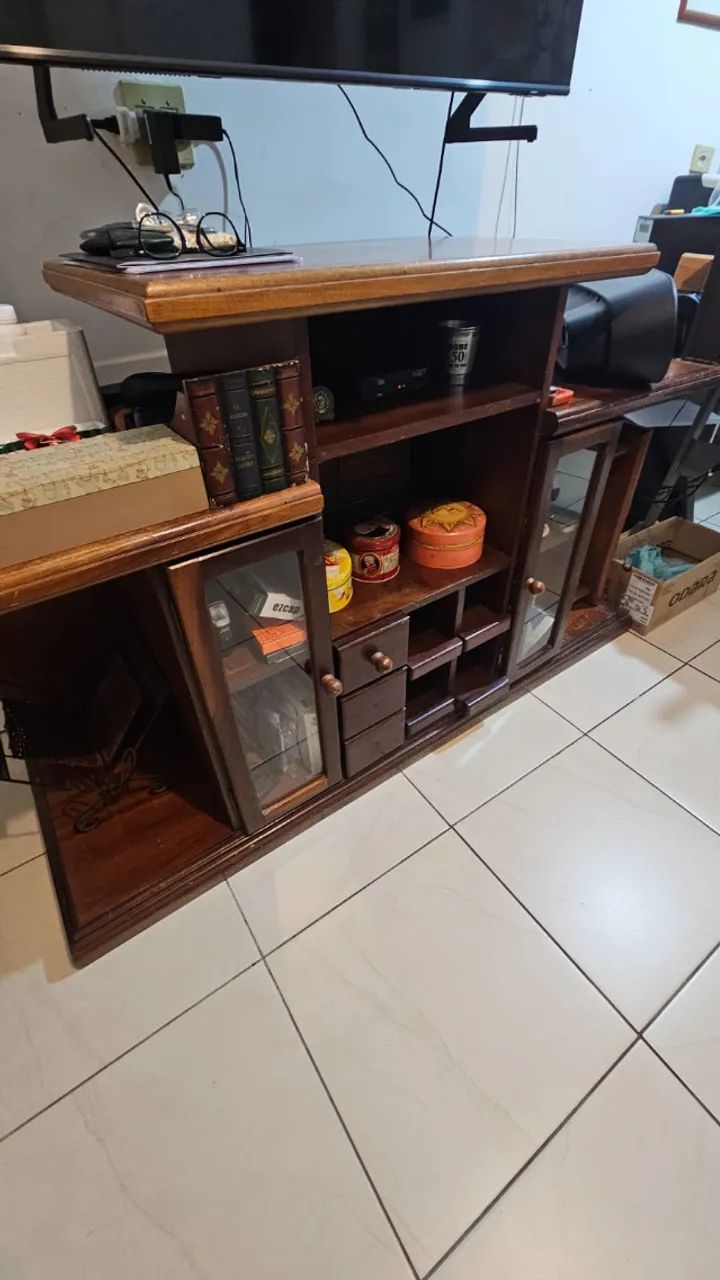  móvel de sala em madeira maciça  - Foto 4