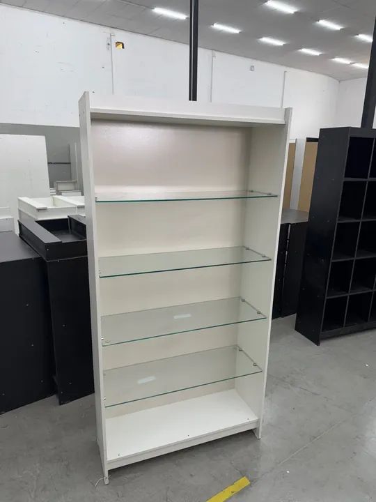 Estante c/ Prateleira de vidro - Novo 