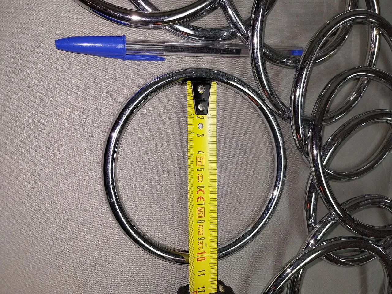 Argola plástica 10cm