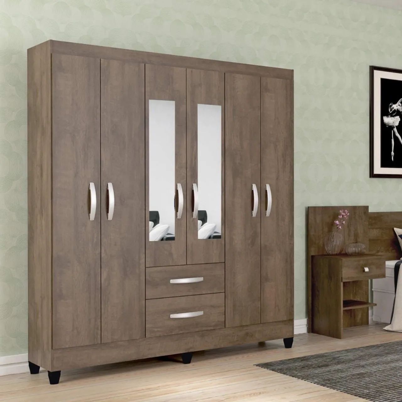 Guarda Roupa 6 Portas 