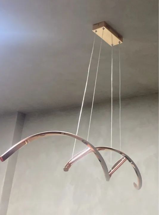 Luminária de teto moderna em espiral - Foto 4