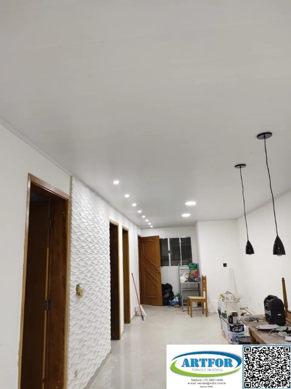 Forro Pvc, Venda com Instalação, Forro Pvc Frisado, Pvc Liso, Pvc Madeirado, Pvc Colorido. - Foto 3