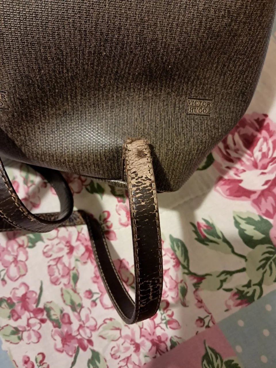 Mochila/Bolsa  Victor Hugo Marrom - Foto 5