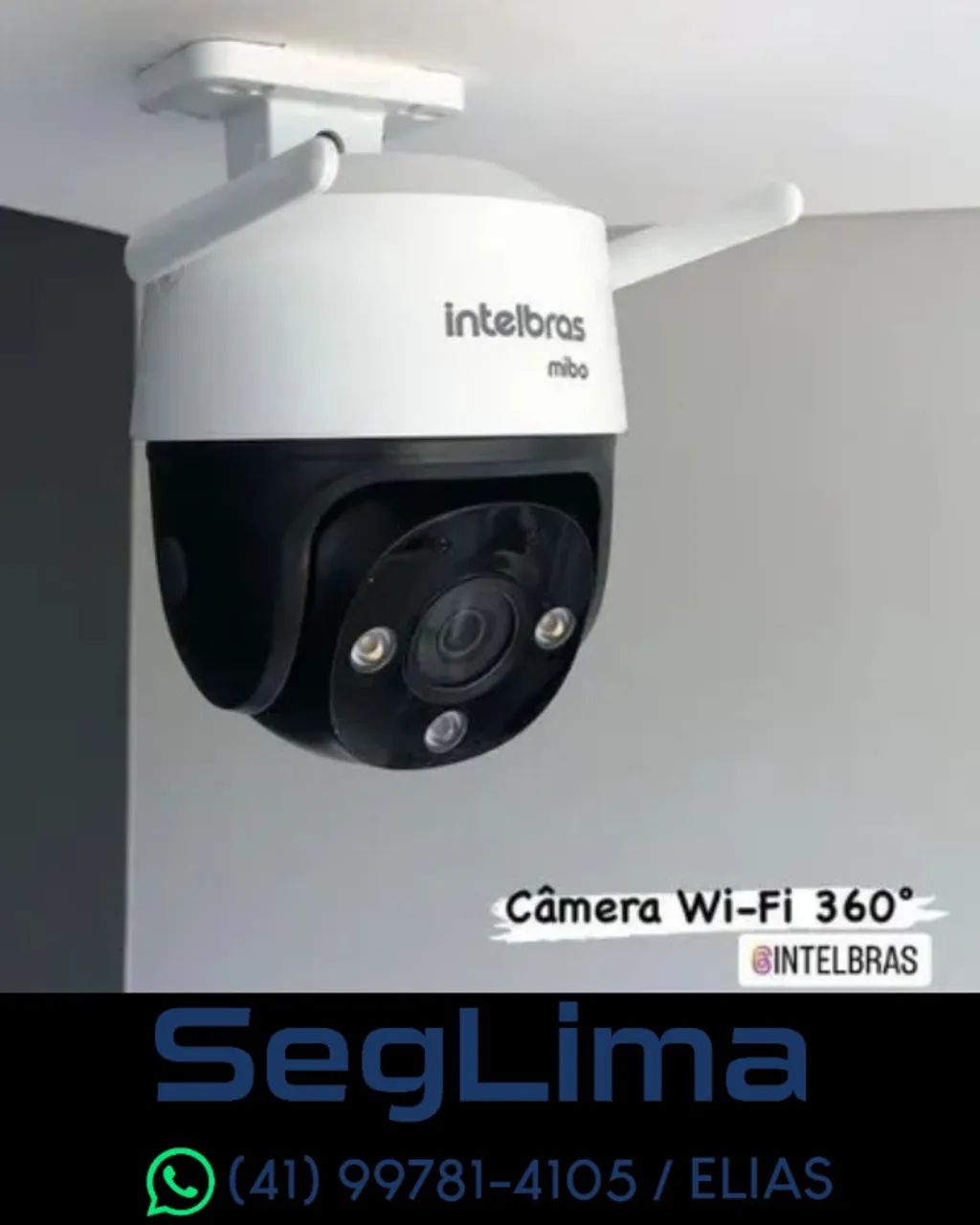 Instalação cameras CFTV ip wi-fi - Intelbras / Smart / Motorola