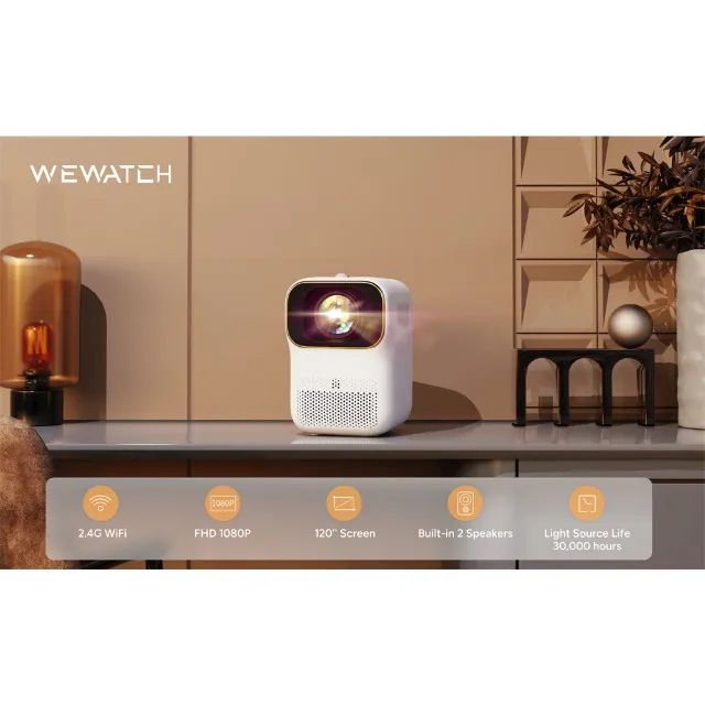 Projetor WeWatch V30 1080p FullHD Wifi Portátil (Novo) - Foto 4