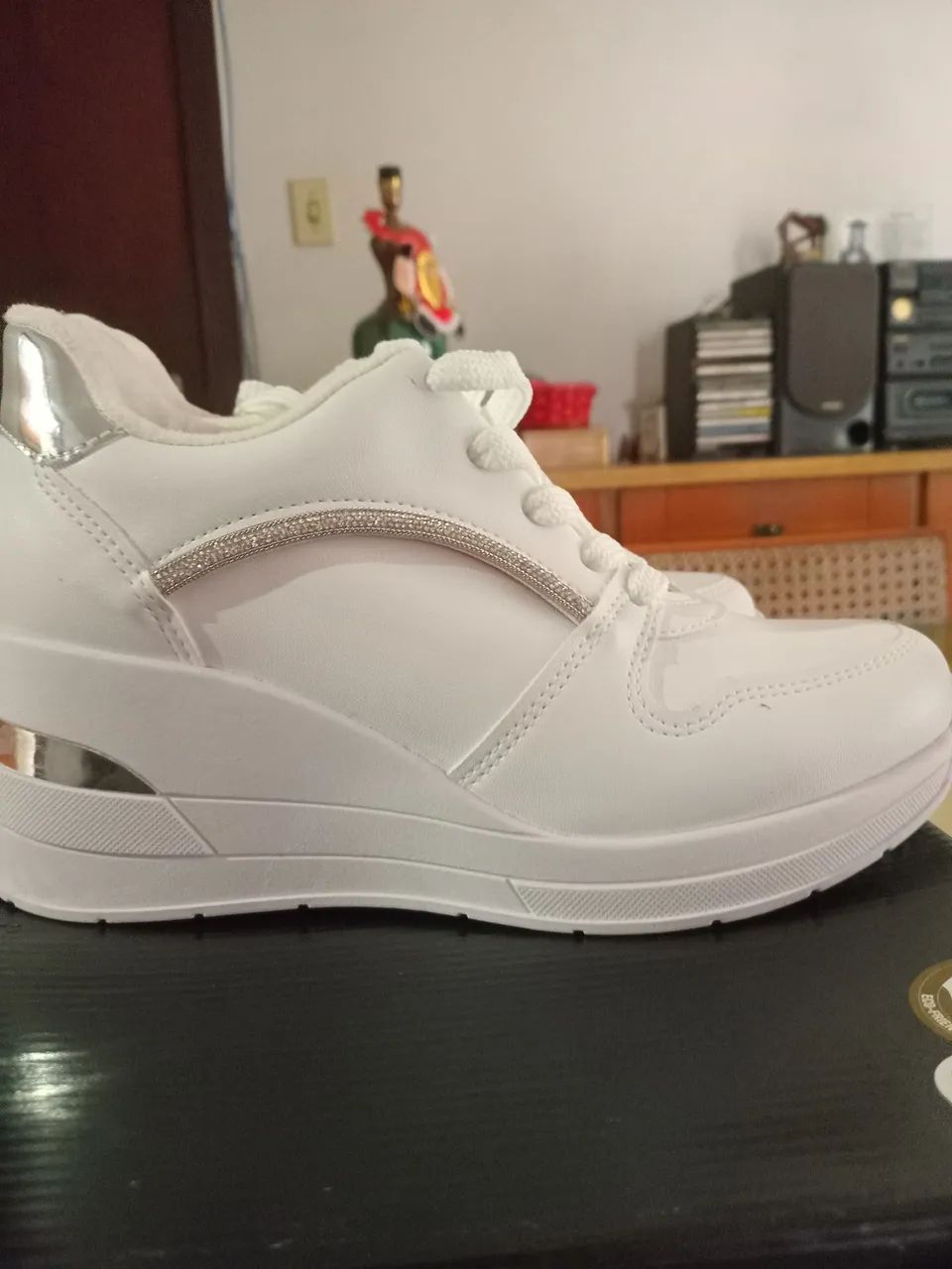 Tênis feminino branco - Foto 3