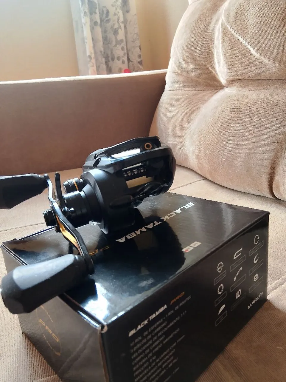 Carretilha Black tamba Pro+ vara