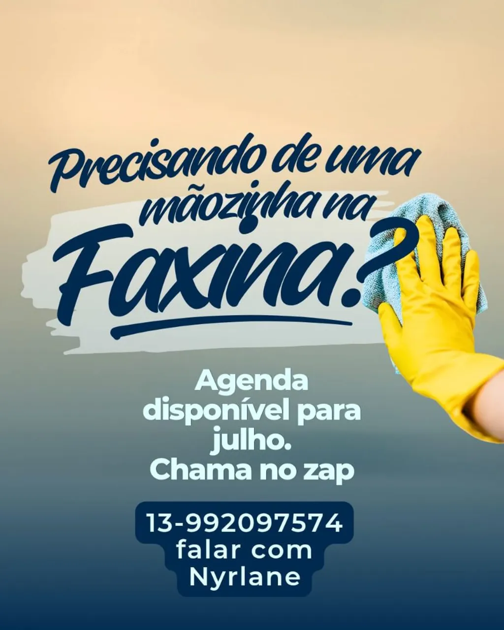 Faço faxina