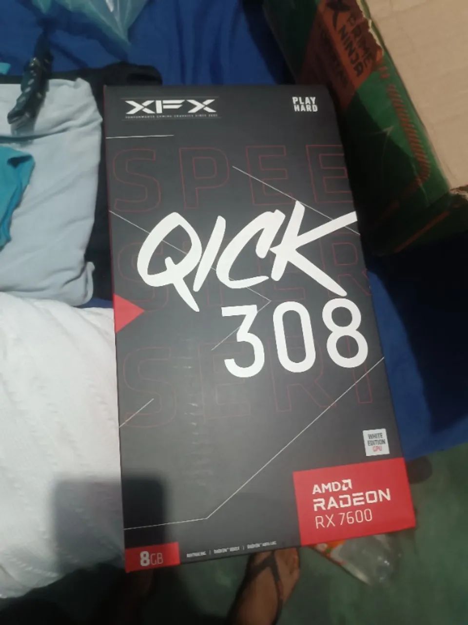 Placa de Video RX 7600 Triple Fan white - Foto 2